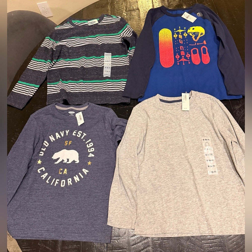 Boys Long Sleeve Shirt Set - Old Navy and Gap